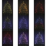 PROFI LED vianočné osvetlenie 10m reťaz, 96xLED, IP44, RGB - viacfarebná, 72 módov svietenia, časovač + ovládač